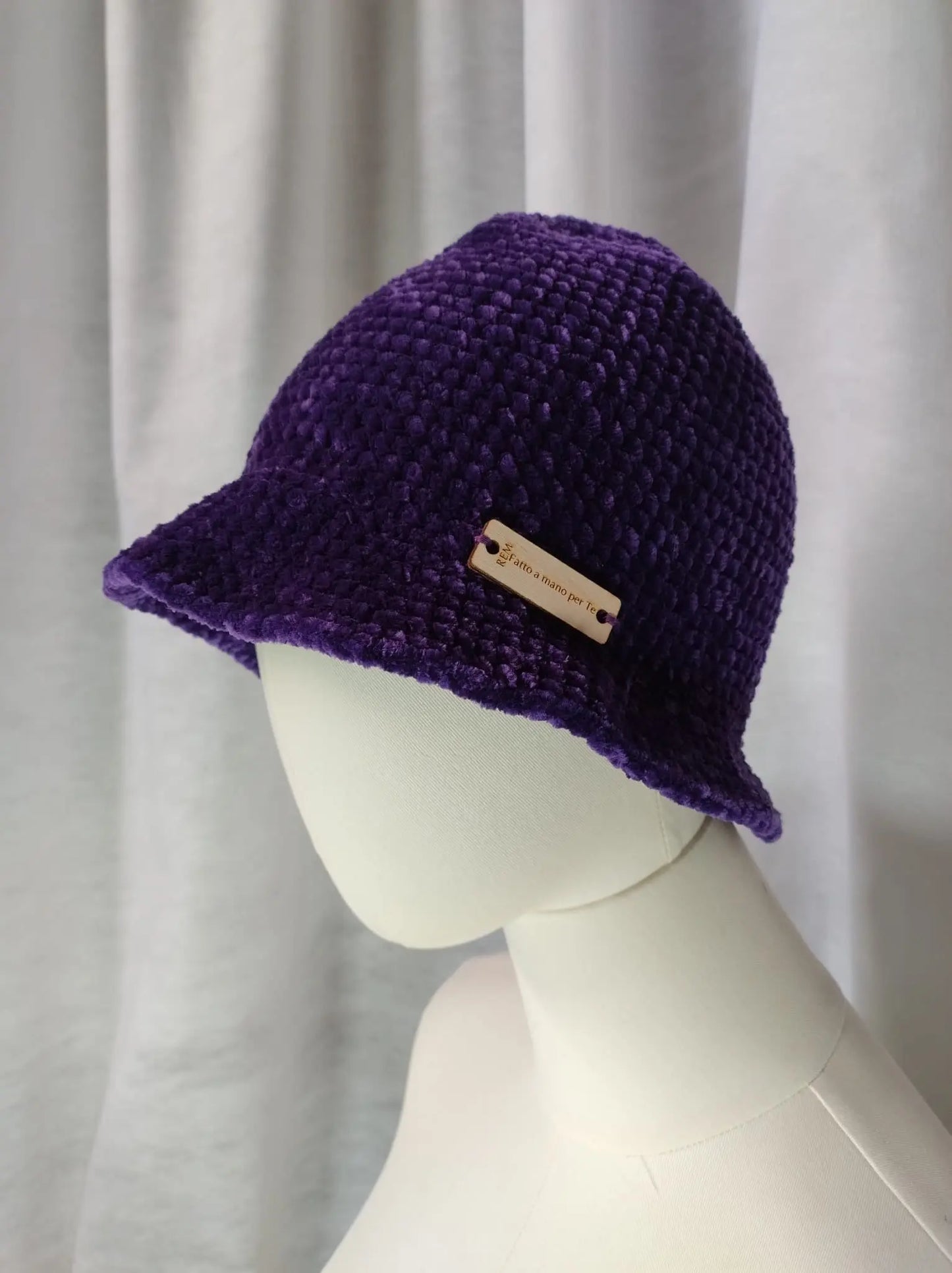 'Anselmo' Cappello Artigianale in Cachemire, Mohair e Lana - Calore e Stile rem_fattoamanoperte