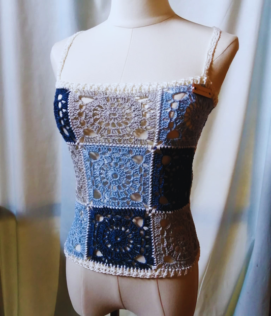 'Lino' Canotta in filato di Lino - Innovazione Tessile e Cromatica