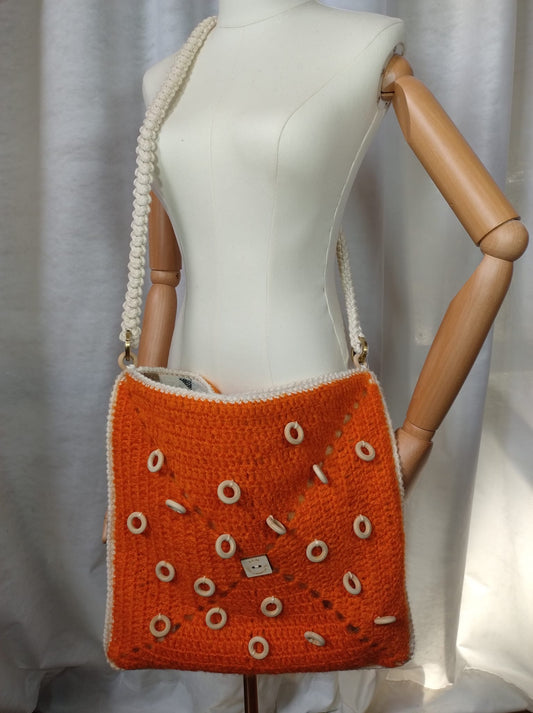 ‘Serenella’ Borsa Stile Anni '70 - Un Tuffo nel Passato con Energia e Buonumore