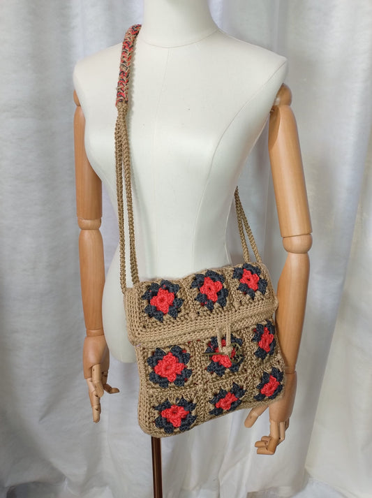 'Ottavia' Borsa a Tracolla con Decorazione a Piastrelle - Un Secreto da Svelare