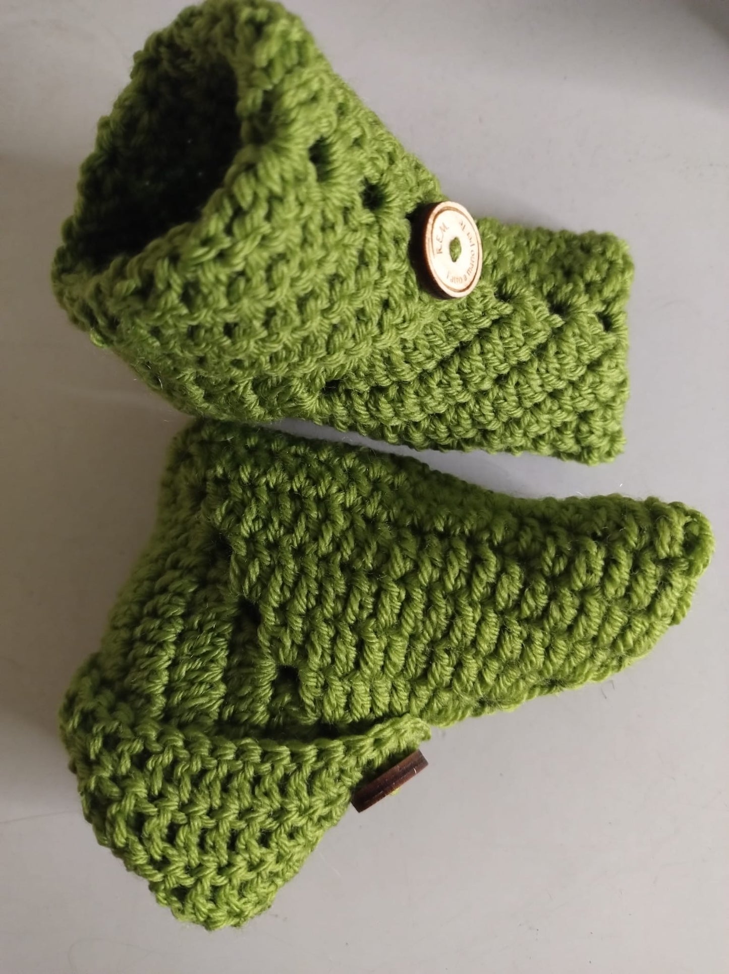 'Giusine' Scarpine Neonato in Lana Merino - Calore e Stile per i Primi Passi