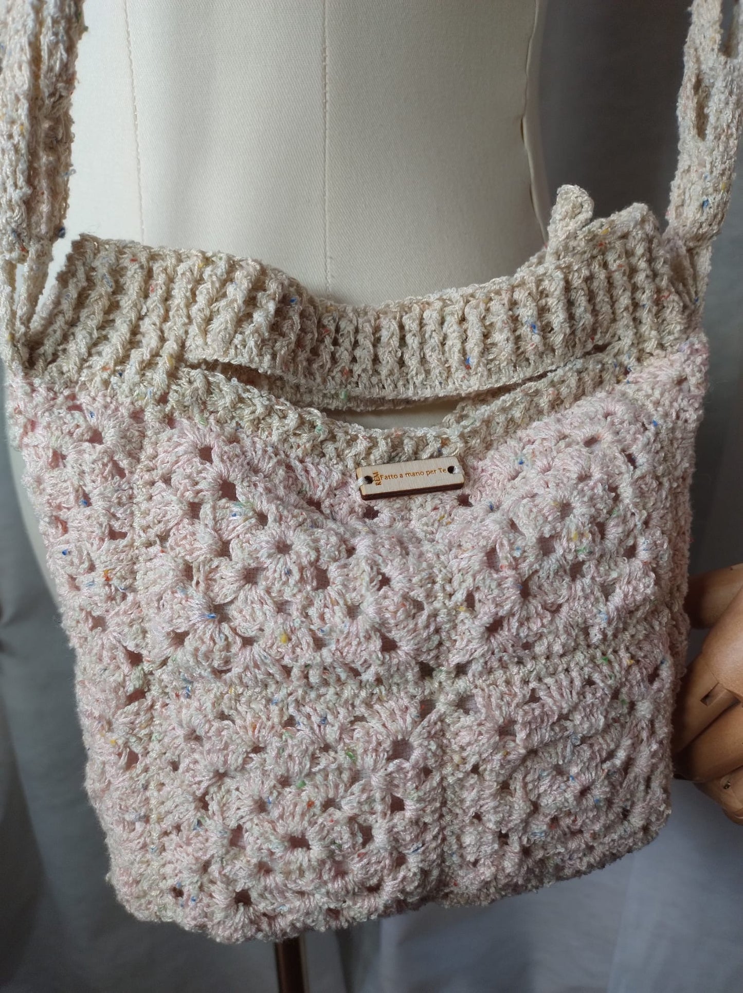 'Miriana' Borsa uncinetto Fatta a mano - Granny square
