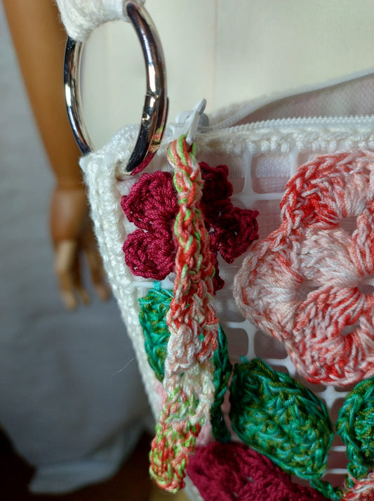 'Antea' Borsa all’uncinetto – Eleganza floreale handmade
