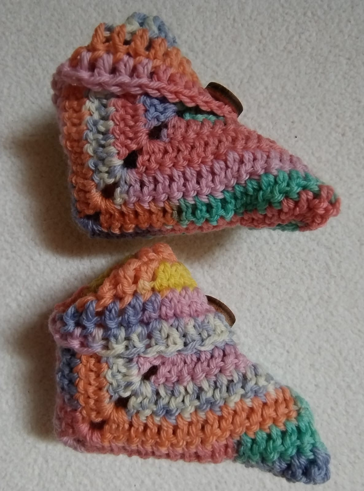 'Giusine' Scarpine Neonato in Lana Merino - Calore e Stile per i Primi Passi