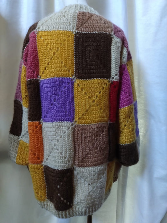 'Artù' Cardigan – Morbido, colorato, artigianale