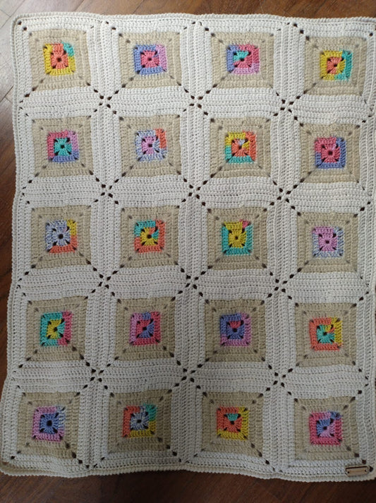 'LEA' Copertina per Neonato in Cachemire, mohair e lana merino - Dolcezza e Comfort per i Più Piccoli