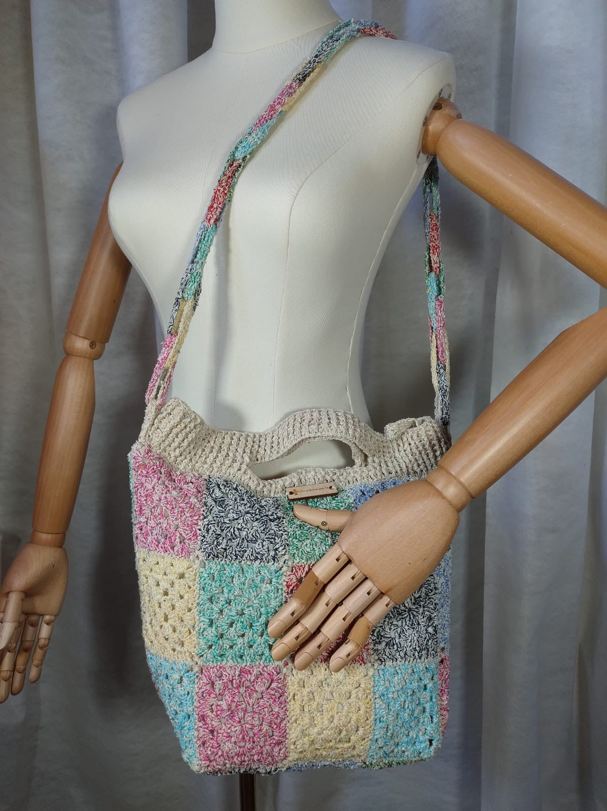 'Miriana' Borsa uncinetto Fatta a mano - Granny square