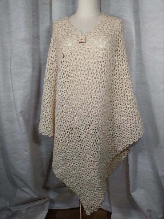 ‘Orazio’ Poncho in Mohair-Seta - Abbraccio Caldo di Eleganza e Versatilità rem_fattoamanoperte