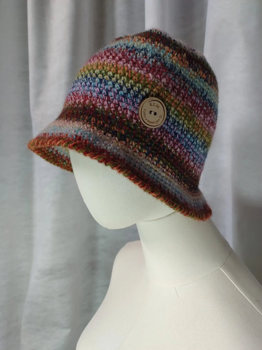 'Anselmo' Cappello Artigianale in Cachemire, Mohair e Lana - Calore e Stile rem_fattoamanoperte