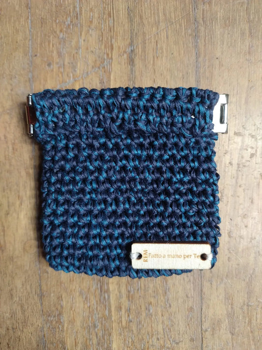 Manu - Portamonete e Portacuffiette uncinetto Piccolo, pratico e handmade REM fatto a mano per te