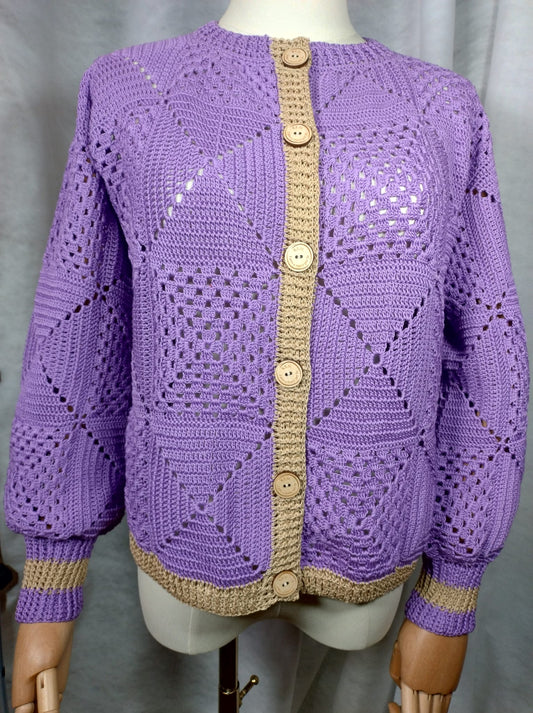 'Idreno' Cardigan – Eleganza artigianale in cotone