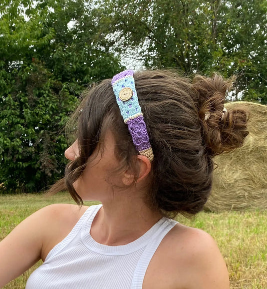 'Carletto' Cerchietto all'uncinetto - Eleganza e Comfort per i Tuoi Capelli rem_fattoamanoperte