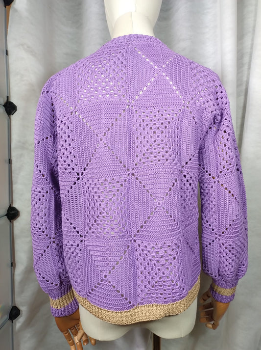 'Idreno' Cardigan – Eleganza artigianale in cotone