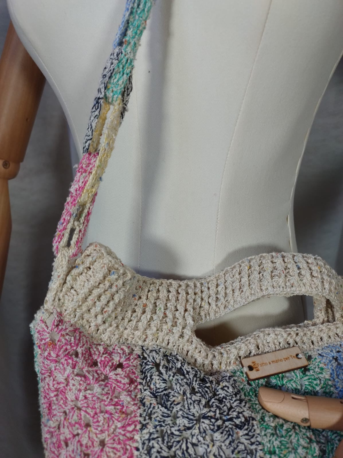 'Miriana' Borsa uncinetto Fatta a mano - Granny square