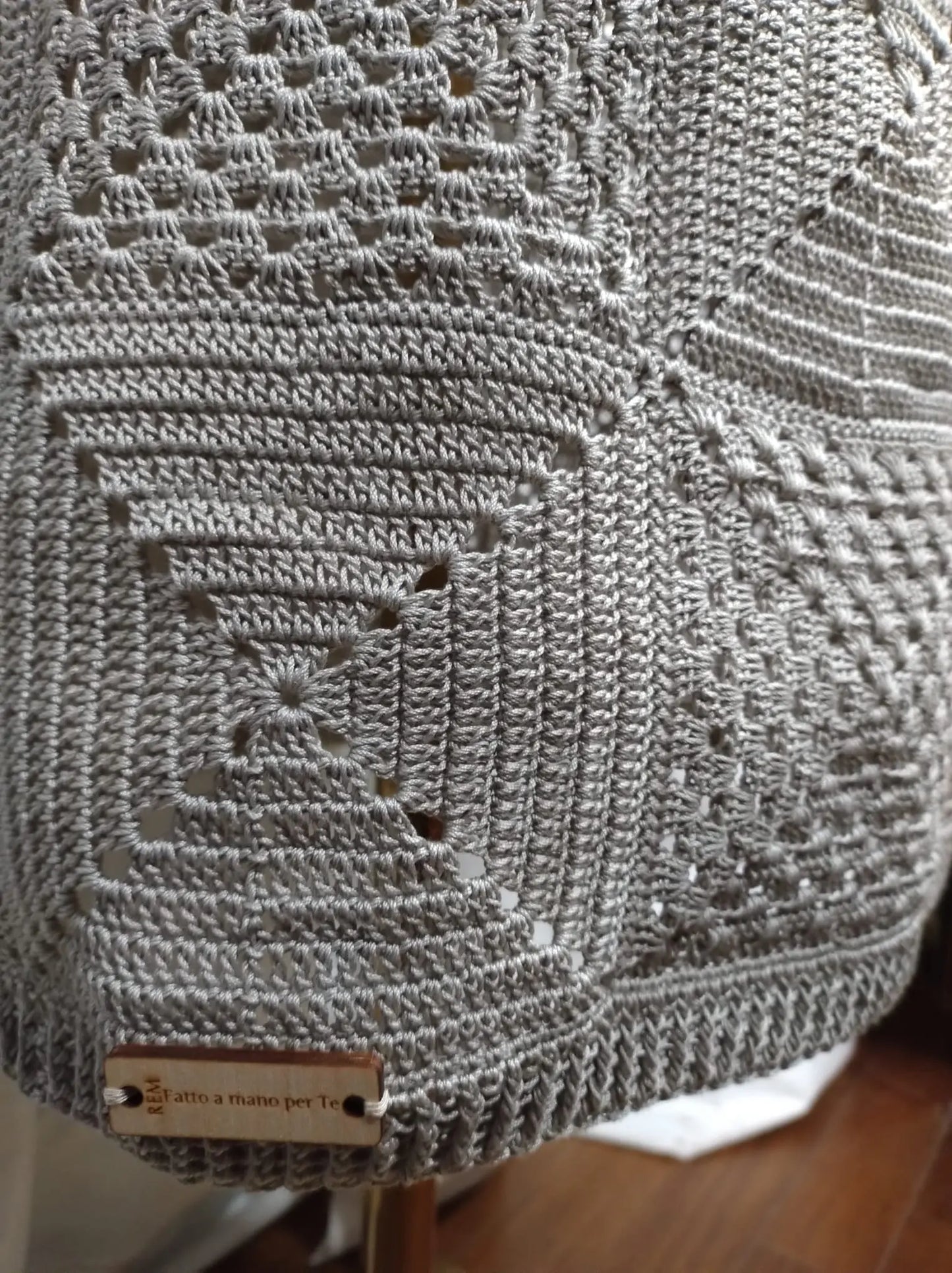 Linea Idreno – Maglie uncinetto Cardigan, Gonna e Top in cotone handmade REM fatto a mano per te